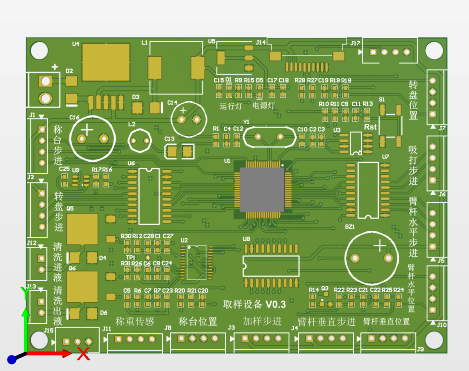 農(nóng)藥殘留檢測PCB圖